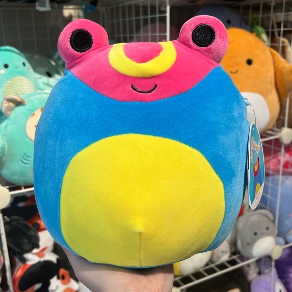 Squishmallows Blacklight Wamina the Frog 8” Stuffed Plush - Picture 1 of 3